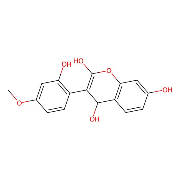 2D Structure of 3-(2-hydroxy-4-methoxyphenyl)-4H-chromene-2,4,7-triol