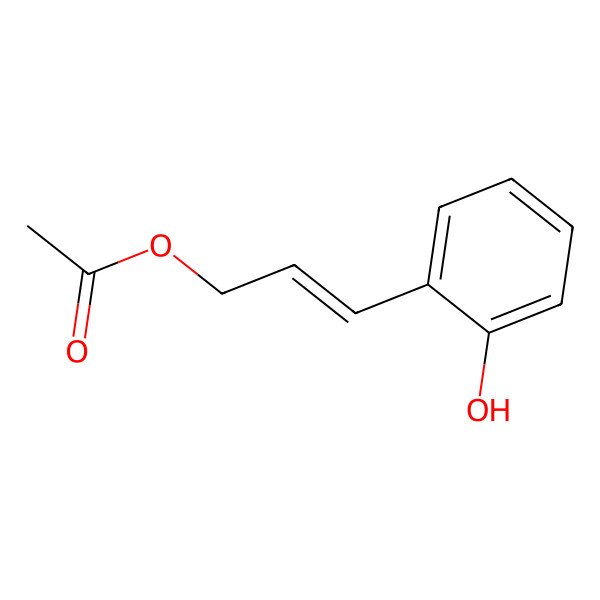 2D Structure of 3-(2-Hydroxyphenyl)prop-2-enyl acetate 2D Structure of 3-(2-Hydroxyphenyl)prop-2-enyl acetate