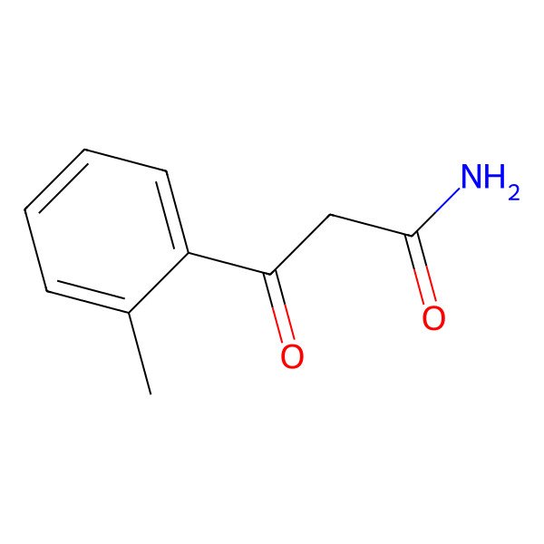 2D Structure of 3-(2-Methylphenyl)-3-oxopropanamide