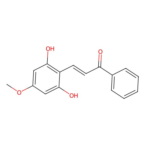 2D Structure of 2,6-Dihydroxy-4-methoxychalcone 2D Structure of 2,6-Dihydroxy-4-methoxychalcone