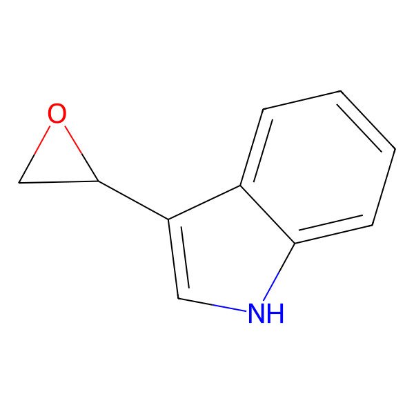 2D Structure of 3-[(2R)-oxiran-2-yl]-1H-indole