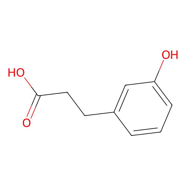 2D Structure of 3-(3-Hydroxyphenyl)propanoic acid