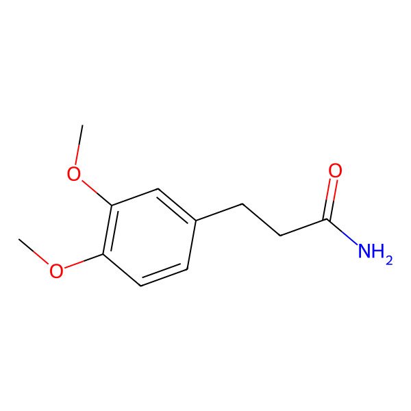 2D Structure of 3-(3,4-Dimethoxyphenyl)propanamide