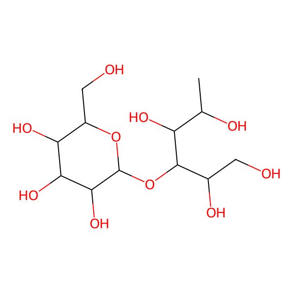 2D Structure of 3-[3,4,5-Trihydroxy-6-(hydroxymethyl)oxan-2-yl]oxyhexane-1,2,4,5-tetrol