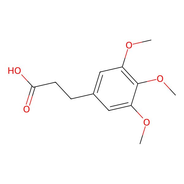 2D Structure of 3-(3,4,5-Trimethoxyphenyl)propanoic acid