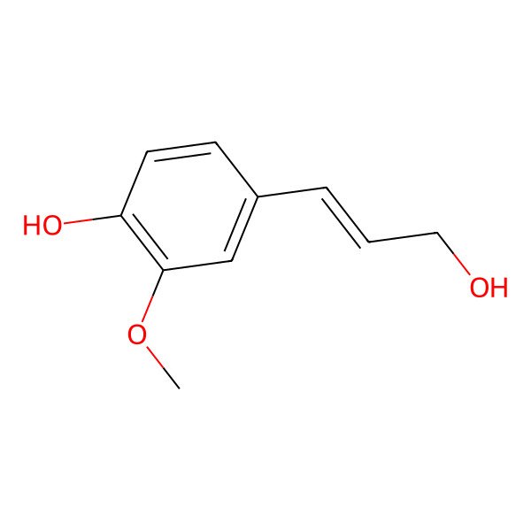 2D Structure of 3-(4-Hydroxy-3-methoxyphenyl)-prop-2-enol