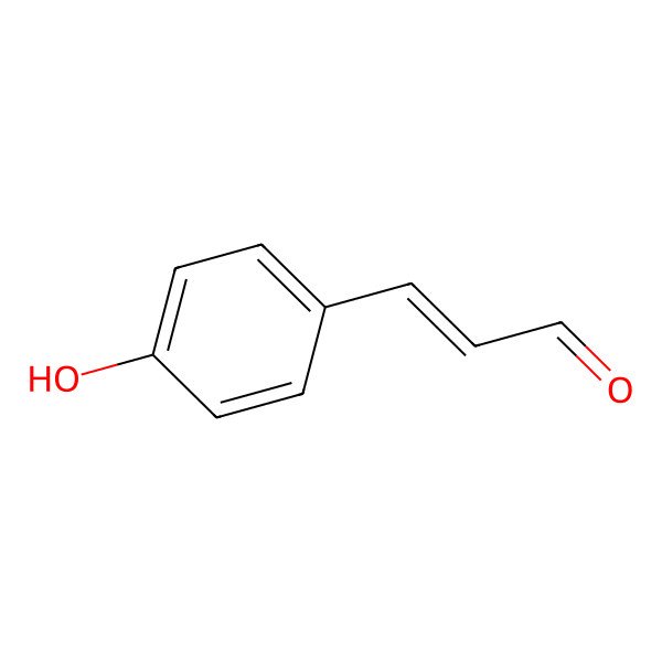 2D Structure of 3-(4-Hydroxyphenyl)prop-2-enal