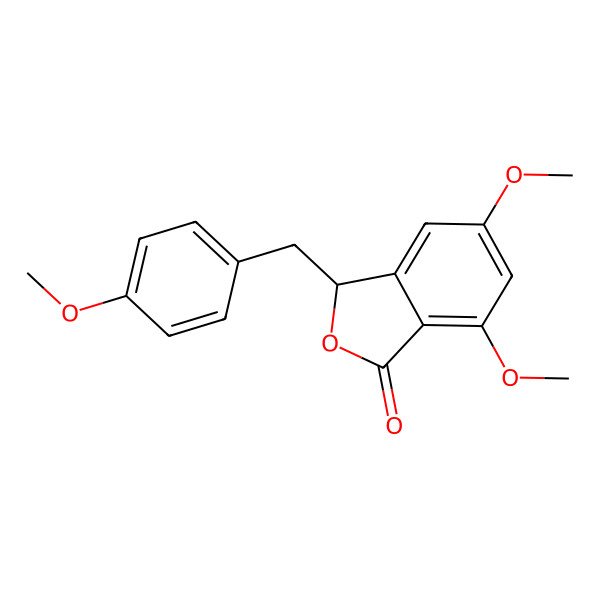 2D Structure of 3-(4'-Methoxybenzyl)-5,7-dimethoxyphthalide
