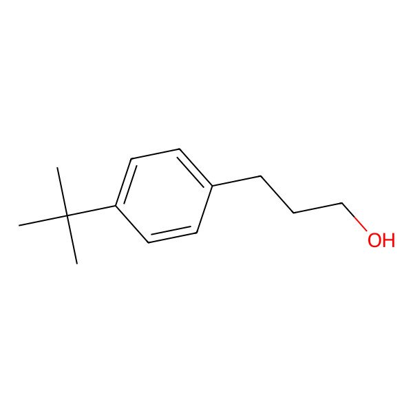 2D Structure of 3-(4-Tert-butylphenyl)propan-1-ol