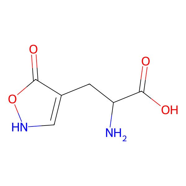 2D Structure of 3-(5-oxoisoxazolin-4-yl)-L-alanine