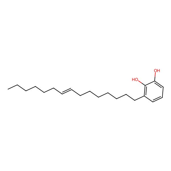 2D Structure of 3-(8-Pentadecenyl)catechol