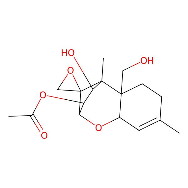 2D Structure of 3-Acetoxyscirpene-4,15-diol