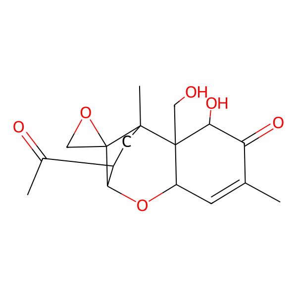 2D Structure of 3-Acetyl Deoxynivalenol
