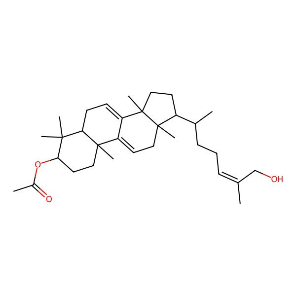 2D Structure of 3-Acetyl-ganodermadiol