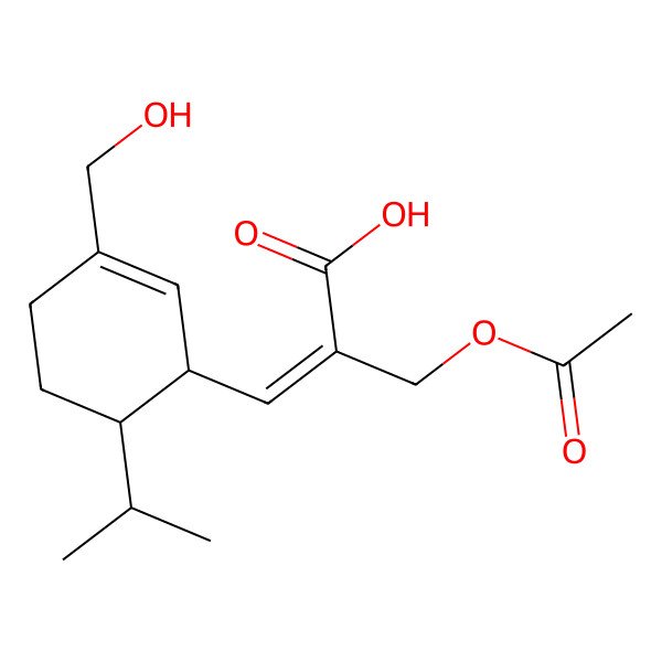 2D Structure of 3-Acetylgliocladic acid