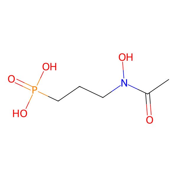 2D Structure of (3-(Acetylhydroxyamino)propyl)phosphonic acid