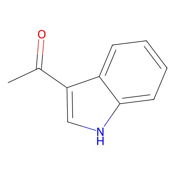 2D Structure of 3-Acetylindole