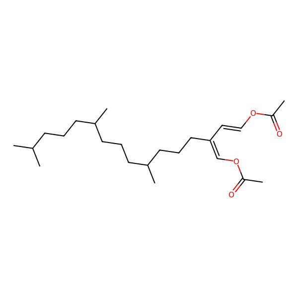 2D Structure of [3-(Acetyloxymethylidene)-7,11,15-trimethylhexadec-1-enyl] acetate