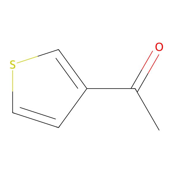 2D Structure of 3-Acetylthiophene
