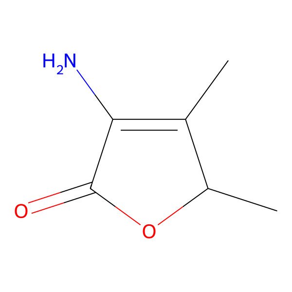 2D Structure of 3-Amino-4,5-dimethyl-2(5H)-furanone
