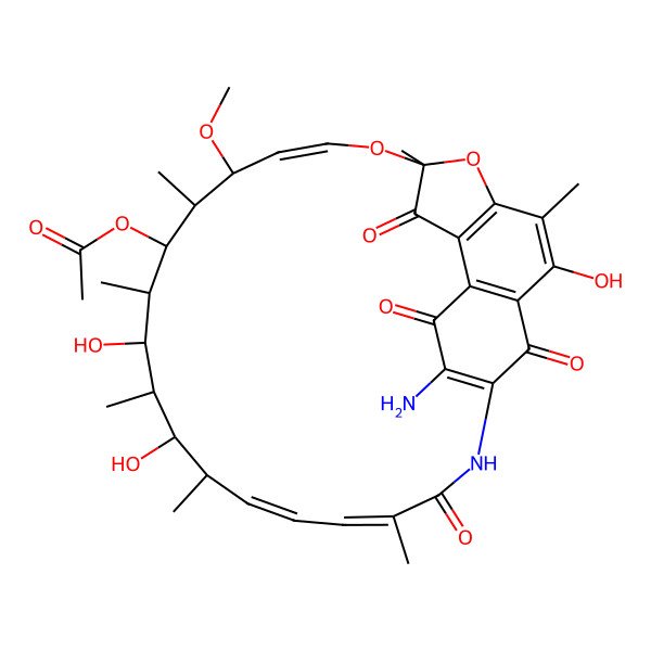 2D Structure of 3-Aminorifamycin S