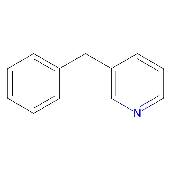 2D Structure of 3-Benzylpyridine
