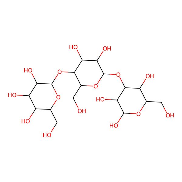 2D Structure of 3-beta-Cellobiosylglucose