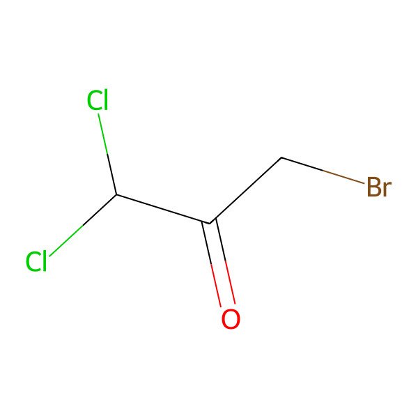 2D Structure of 3-Bromo-1,1-dichloropropan-2-one