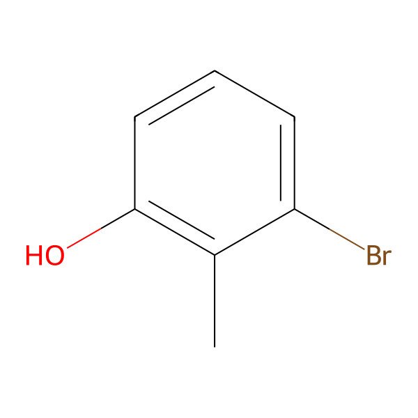 2D Structure of 3-Bromo-2-methylphenol