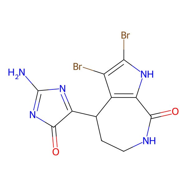 2D Structure of 3-Bromohymenialdisine