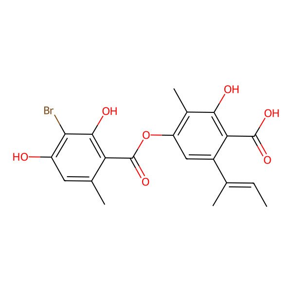 2D Structure of 3-bromounguidepside A