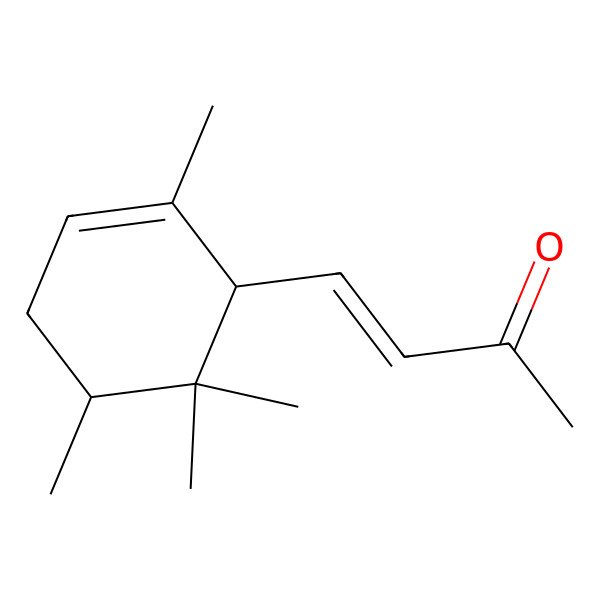 2D Structure of 3-Buten-2-one, 4-(2,5,6,6-tetramethyl-2-cyclohexen-1-yl)-