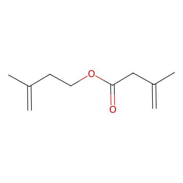 2D Structure of 3-Butenoic acid, 3-methyl-, (3-methyl-3-butenyl) ester