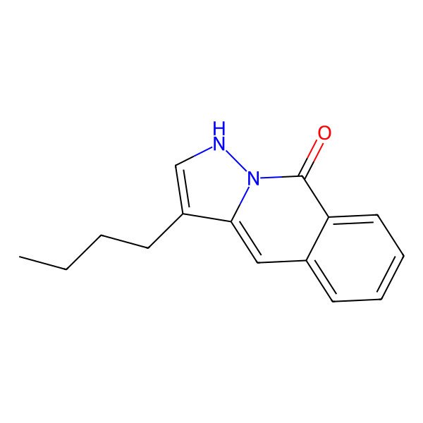 2D Structure of 3-butyl-1H-pyrazolo[1,5-b]isoquinolin-9-one