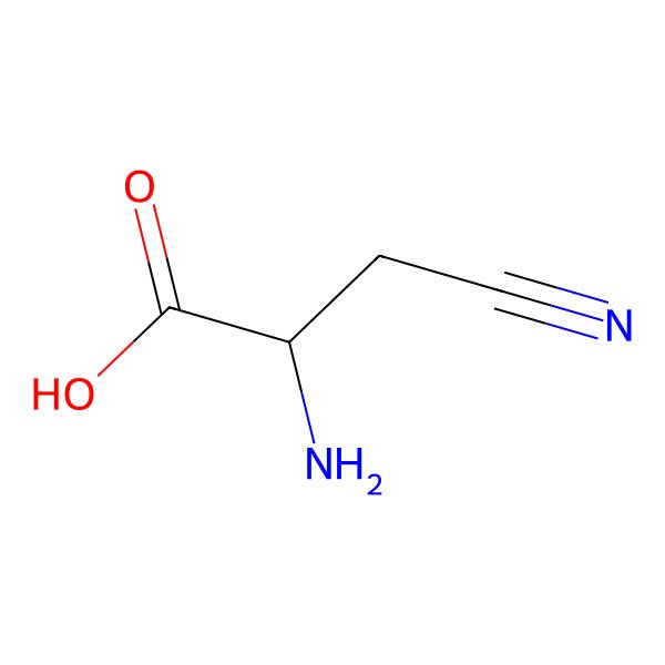 2D Structure of 3-Cyanoalanine 2D Structure of 3-Cyanoalanine