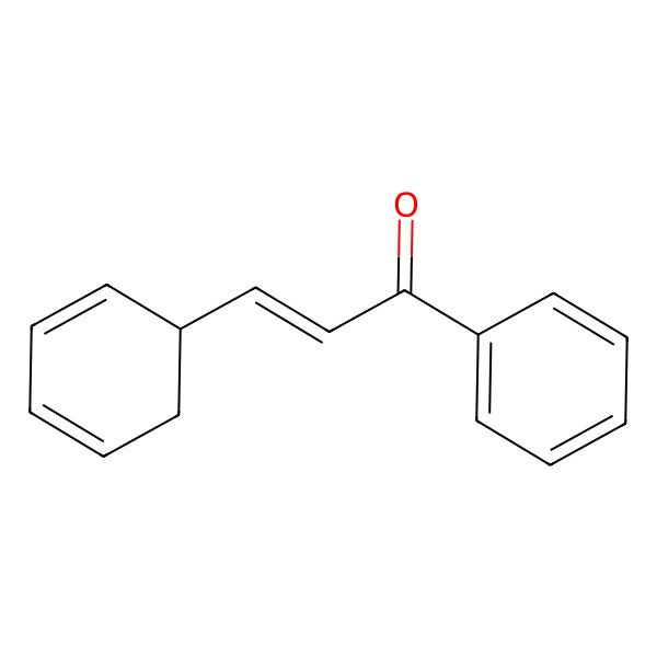 2D Structure of 3-Cyclohexa-2,4-dien-1-yl-1-phenylprop-2-en-1-one