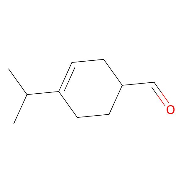 2D Structure of 3-Cyclohexene-1-carboxaldehyde, 4-(1-methylethyl)- 2D Structure of 3-Cyclohexene-1-carboxaldehyde, 4-(1-methylethyl)-