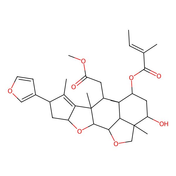 2D Structure of 3-Deacetylsalannin