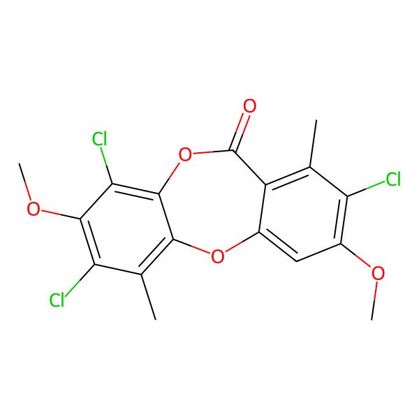 2D Structure of 3-Dechloro-4-O-methyldiploicin