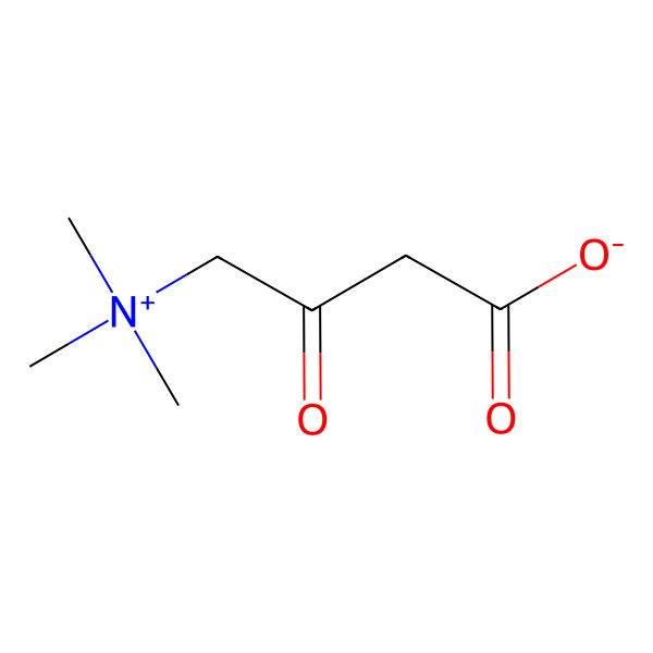 2D Structure of 1-Propanaminium, 3-carboxy-N,N,N-trimethyl-2-oxo-, inner salt