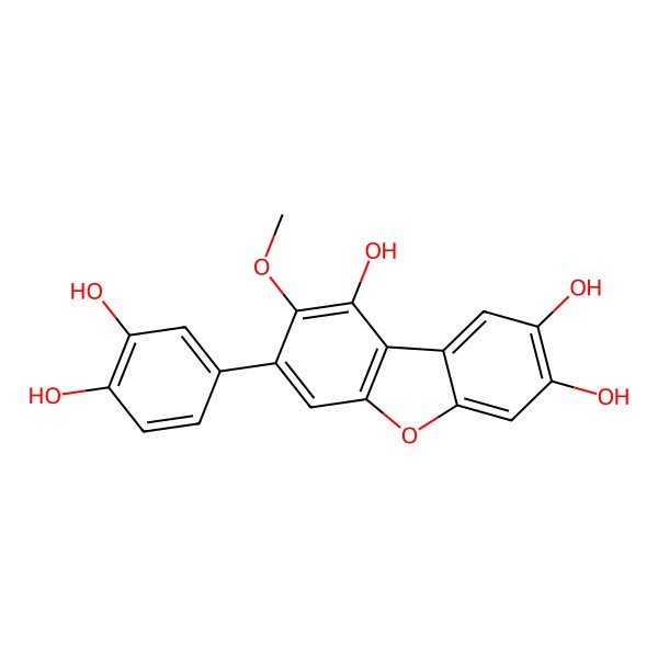 2D Structure of 3'-Demethoxy-6'-desmethyl-5'-methoxycandidusin B