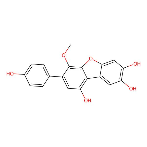 2D Structure of 3''-deoxy-6'-O-desmethylcandidusin B