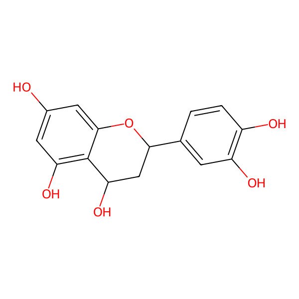 2D Structure of 3-Deoxyleucocyanidin