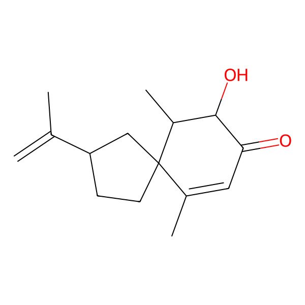 2D Structure of 3-epi-3-Hydroxysolavetivone