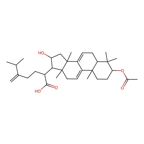 2D Structure of 3-Epidehydropachymic Acid