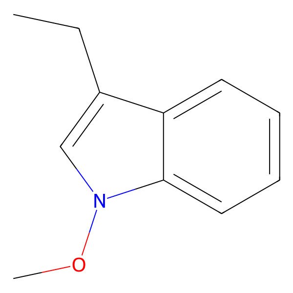2D Structure of 3-Ethyl-1-methoxyindole