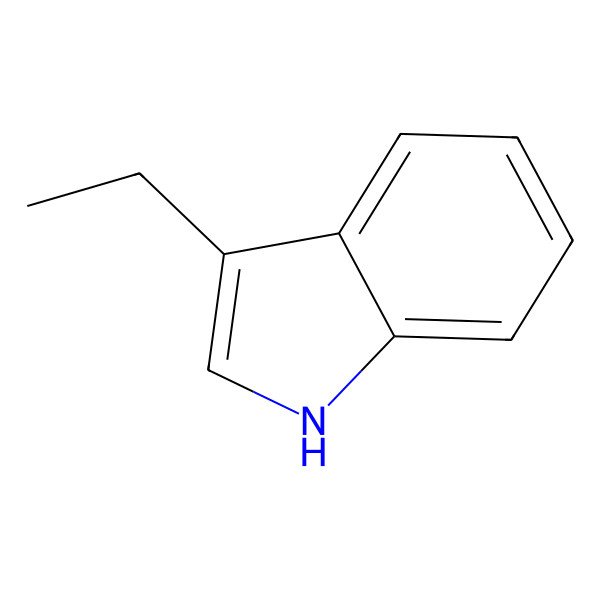 2D Structure of 3-ethyl-1H-indole