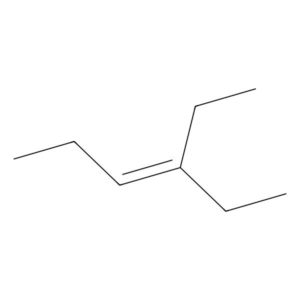 2D Structure of 3-Ethyl-3-hexene