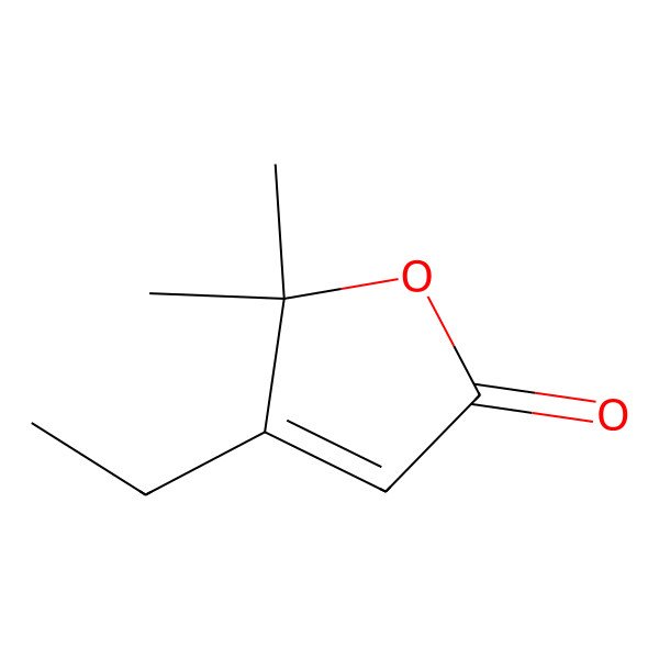 2D Structure of 3-Ethyl-4-methyl-2-penten-4-olide