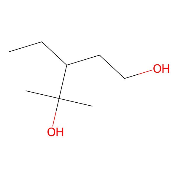 2D Structure of 3-Ethyl-4-methylpentane-1,4-diol 2D Structure of 3-Ethyl-4-methylpentane-1,4-diol